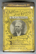 Load image into Gallery viewer, Antique Watkins Pure Ground Black Pepper Tin, J.R. Watkins Medical Co.