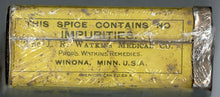 Load image into Gallery viewer, Antique Watkins Pure Ground Black Pepper Tin, J.R. Watkins Medical Co.