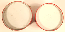 Load image into Gallery viewer, Mid-Century Vintage Children's Tin Drum Set, Musical Toy, Kids' Marching Band