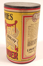 Load image into Gallery viewer, 1920's LITTLE FAIRIES BAKING POWDER TIN, Original Label, Antique Can, Vintage Kitchen