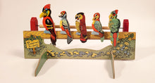 Load image into Gallery viewer, Vintage 1930's-1940's FIVE WISE BIRDS Children's SHOOTING GAME, Parker Bros.