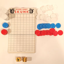 Load image into Gallery viewer, Vintage 1950's SKUNK DICE GAME, Complete Children's Board Game
