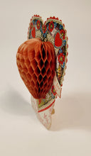 Load image into Gallery viewer, Antique BEISTLE VALENTINE'S DAY Honeycomb Heart Card
