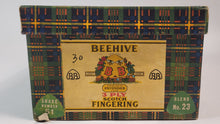 Load image into Gallery viewer, Antique, Original BEEHIVE Wool Yarn BOX ONLY, Vintage Fashion, Notions, Knitting