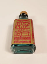 Load image into Gallery viewer, Victorian WHITTEMORE'S GILT EDGE DRESSING BOTTLE, Leather Preserver, Vintage Fashion