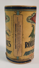 Load image into Gallery viewer, Antique 1910's-1920's ROLLED OATS CANISTER, Purity Brand, Calla Lily