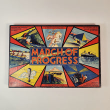 Load image into Gallery viewer, 1942 Antique MARCH OF PROGRESS Art Education, Print Set, Children's Game