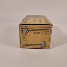 Load image into Gallery viewer, 1921 Antique Van&#39;s Velvet Ice Cream Cardboard, Waxed Box, Cherubs