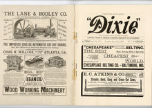 Load image into Gallery viewer, 1892 Dixie Magazine, Southern Business and Industry Magazine, Easter, Industrial Drawings, Farming