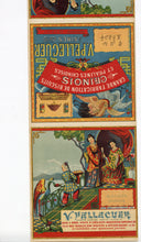 Load image into Gallery viewer, Antique, Unused CHINOIS BISCUIT Box Label Wrapper, Chinese Themed, Cookies