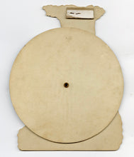 Load image into Gallery viewer, Antique 1920s-1930s Gypsy Fortune Teller Game with Mechanical Spinning Wheel, Card Game