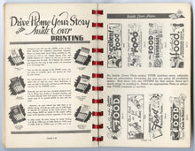 Load image into Gallery viewer, Vintage 1940s Advertising Book Matches Sample Catalog PDF ONLY, Mercury Match Corporation 