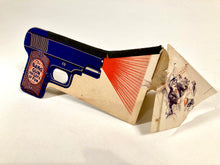Load image into Gallery viewer, Antique 1920's Novelty Children's Paper BANG GUN Party Favor, Toy, Carnival, Circus