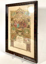 Load image into Gallery viewer, 1925 Framed German Marriage Certificate, Scenes from Christ's Life, Biblical