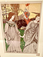 Load image into Gallery viewer, Antique Framed LE PASSANT Lithograph, Robert Engels, L'Estampe Moderne