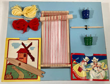 Load image into Gallery viewer, 1942 Loom Weave and Tapestry Outfit, Children's Knitting Game, Fashion, Art