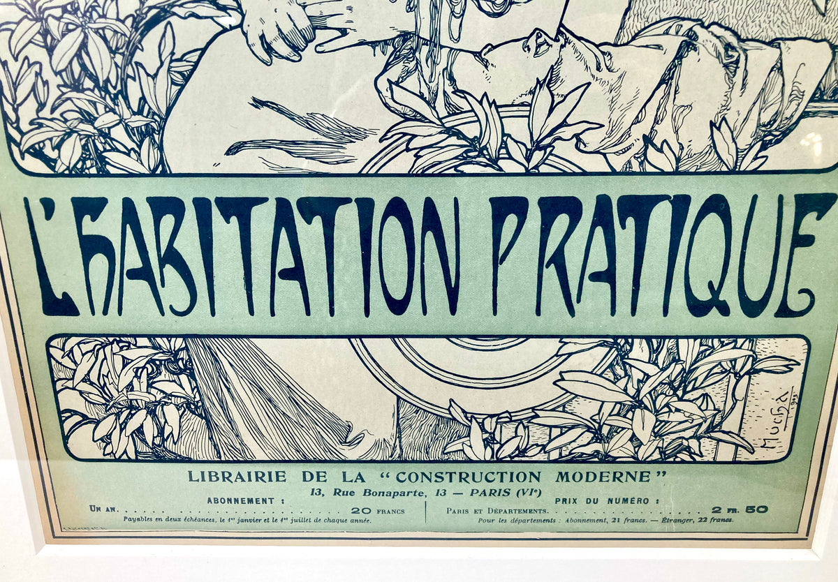 アルフォンス・ミュシャ（l'Habitation Pratique）表紙 アルフォンス