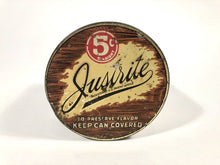 Load image into Gallery viewer, Antique JUSTRITE Tobacco Tin, Kuhles & Stock Co. || EMPTY