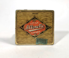 Load image into Gallery viewer, Antique LITTLE ALLENETTE Cigars Tin Case || EMPTY