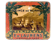 Load image into Gallery viewer, Antique French PRINCE DE MONACO Cigarette Tin || EMPTY