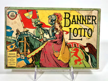 Load image into Gallery viewer, 1920's BANNER LOTTO COMPLETE Children's Game Box || Early Parker Brothers Inc.