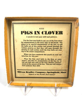 Load image into Gallery viewer, Antique PIGS IN THE CLOVER Children's Puzzle, Maze Game || Milton Bradley