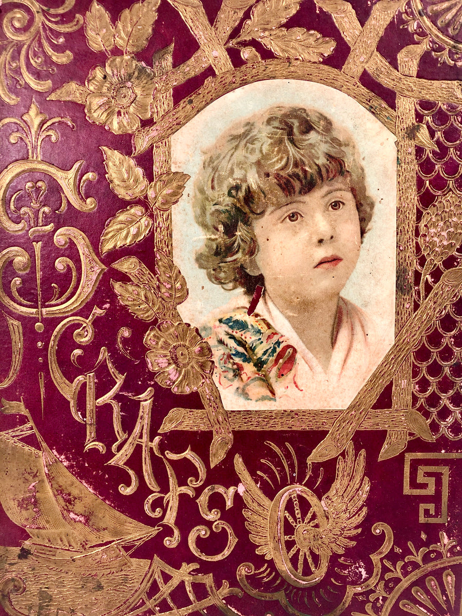 洋書 A VICTORIAN SCRAPBOOK BFFED607-6FB6-4086-B543-