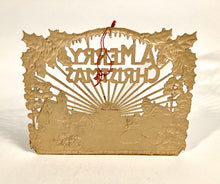 Load image into Gallery viewer, Antique 1930's German Die-cut, Embossed CHRISTMAS Decoration, Hanging