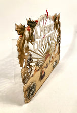 Load image into Gallery viewer, Antique 1930's German Die-cut, Embossed CHRISTMAS Decoration, Hanging