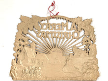 Load image into Gallery viewer, Antique 1930's German Die-cut, Embossed CHRISTMAS Decoration, Hanging