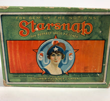 Load image into Gallery viewer, Edwardian STARSNAP Dress Fastener, "The Gem of Notions" || Columbia Fastener Co.