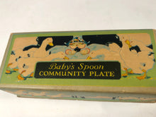 Load image into Gallery viewer, Antique BABY'S SPOON, Community Plate, Silver Spoon in Original Box