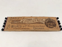 Load image into Gallery viewer, Tablet of Superior English Made GLASS HEAD TOILET PINS || H. Wilkes & Co. England