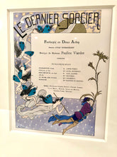 Load image into Gallery viewer, 1898 LE DERNIER SORCIER Program, Boutet de Monvel, Framed Chromolithograph