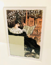 Load image into Gallery viewer, 1897 LIBRAIRE ROMANTIQUE Framed Stone Litho, Eugene Grasset, Das Moderne Plakat