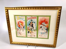 Load image into Gallery viewer, 1910 FOLIES BERGERE Framed Chromolithograph Program Cover, Maurice Millieres'