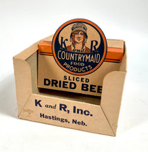Load image into Gallery viewer, Antique 1920's COUNTRY MAID SLICED BEEF Package, Store Display, K&R INC.