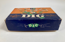 Load image into Gallery viewer, 1950's Vintage DIG Family Card, Board GAME, Gold Mine, Monopoly Man, Deco