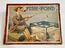 Load image into Gallery viewer, Antique 1910's FISH-POND Children's Vivary Magnetic BOARD GAME, Complete