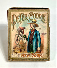 Load image into Gallery viewer, Antique 1890's PETER CODDLE & His First Trip To New York CARD GAME, McLoughlin Bros.