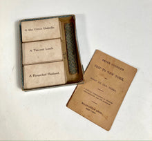 Load image into Gallery viewer, Antique 1890's PETER CODDLE & His First Trip To New York CARD GAME, McLoughlin Bros.