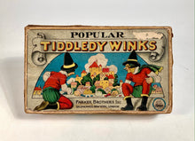 Load image into Gallery viewer, Antique 1920's-1930's TIDDLEDY WINKS Children's Game, Parker Brothers