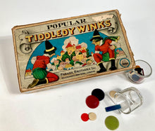 Load image into Gallery viewer, Antique 1920's-1930's TIDDLEDY WINKS Children's Game, Parker Brothers
