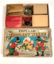 Load image into Gallery viewer, Antique 1920's-1930's TIDDLEDY WINKS Children's Game, Parker Brothers