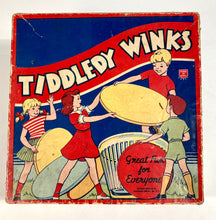 Load image into Gallery viewer, 1939 Vintage TIDDLEDY WINKS Children's Board Game, Original Packaging
