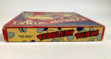 Load image into Gallery viewer, 1939 Vintage TIDDLEDY WINKS Children's Board Game, Original Packaging