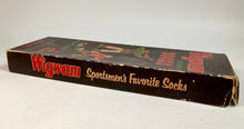 Load image into Gallery viewer, 1940's-1950's WIGWAM SPORTSMAN SOCK BOX, Empty Vintage Clothing Package