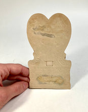 Load image into Gallery viewer, Antique Die-Cut, Pop-Up VALENTINE'S DAY CARD, Children Eating Pie, Doily