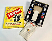 Load image into Gallery viewer, Vintage 1950&#39;s SKUNK DICE GAME, Complete Children&#39;s Board Game 