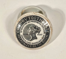 Load image into Gallery viewer, Antique Victorian Cherry TOOTH PASTE Croc Container, London, Dental